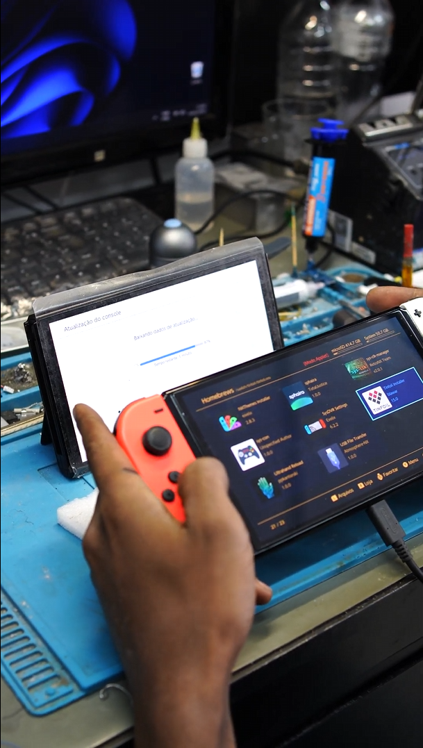 Técnico especialista em Nintendo Switch